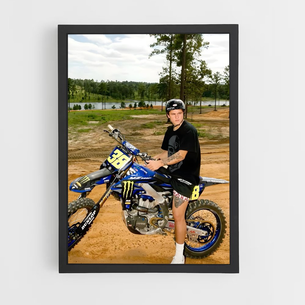 Poster Dirt Rider – affiche Motocross freestyle (vue 2)